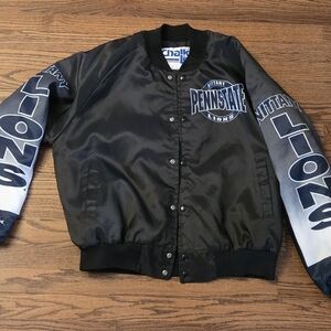 Vintage 1990s PSU Penn State Nittany Lions Chalk Line Jacket Size Large